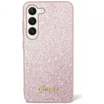 Cover Rigido Rosa Glitter per Samsung S24+ Guess