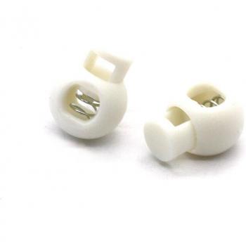 10PCs Round Cord Lock Spring Toggle Stopper Clip
