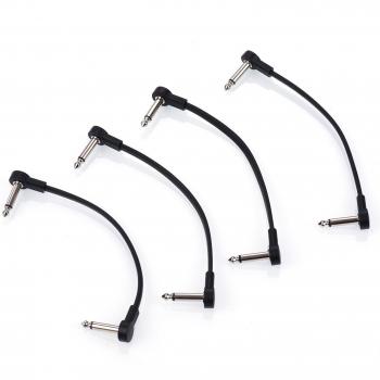 Ggiant AC-8 Flat Patch Cables for Guitar Effect Pedals - 6 Inch