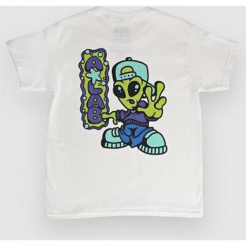 Maglietta bianca Y2K A.LAB Alien Kids