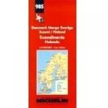 Michelin Main Road Map: Danmark Norge Sverige, Suomi/Finland, Scandinavie, Finlande/No. 985 (Michelin Maps)