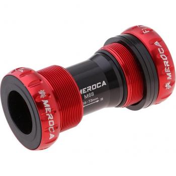 Waterproof MTB Hollow Threaded Bottom Bracket with Ceramic Bearings - BSA 68/73mm Aluminum Alloy