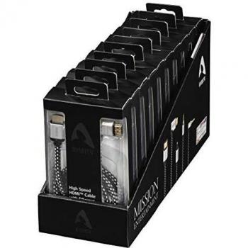 Avinity HDMI-Kabel, 90° männlich, 1,5 m, goldene Kontakte