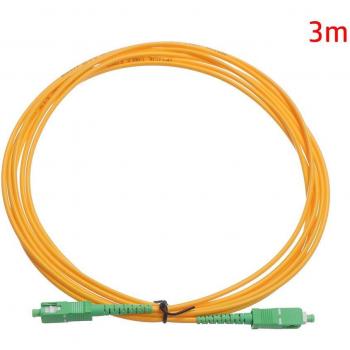 SC/APC to SC/APC 3mm Single Mode Fiber Optic Patch Cable 1/2/3/5/10m