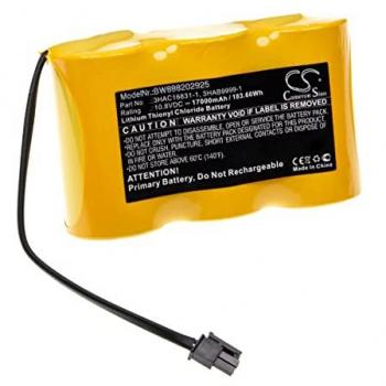 VHBW - Batteria Sostituisce Abb 1sap180300r0001, 3hab9999-1, 3hab 9999-1, 3 Hab 9999-1 Per Robot Industriale (17000mah, 10,8v, Li-socl2)