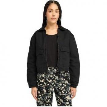 Timberland Black Quilted Jacket for Women, XL