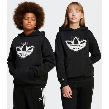 Foot Locker: Sudadera Negra con Gorro Loose para Niños