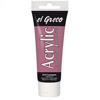 Kreul Künstlerfarbe + Bastelfarbe el Greco Acrylic 75 ml (Graumagenta)