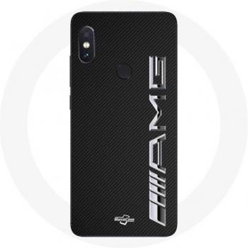 Coque à texture carbonée AMG pour Redmi Note 5 AI