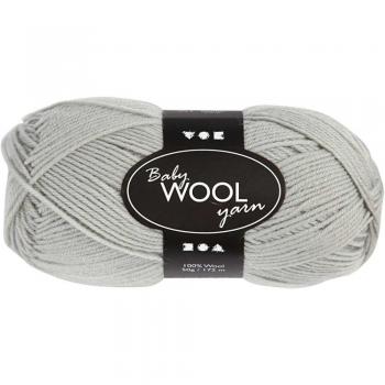 Lana Merino Baby 50g Grigio Chiaro