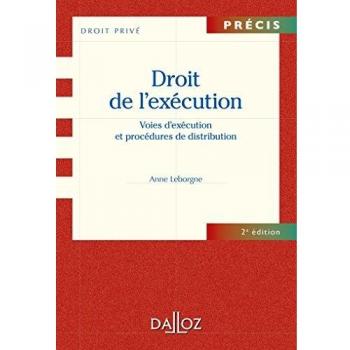 Droit de l'exécution : Voies d'exécution et procédures de distribution - Anne Leborgne