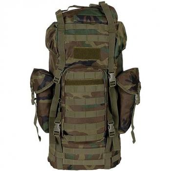Alu-MOLLE Kompass-Backpack MFH 65L BW