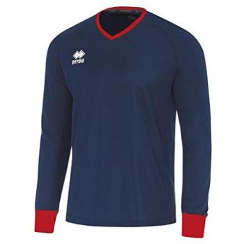 Maillot Manches Longues Junior Errea Lennox Bleu Marine/Rouge