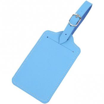 Portaetiquetas de viaje Unisex en cuero sintético