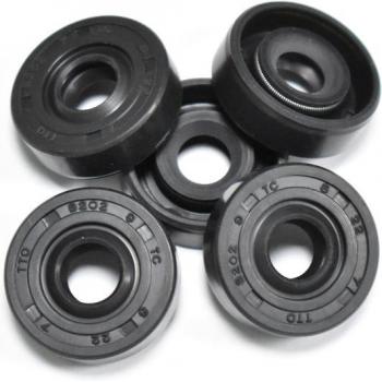 Repuestos para licuadora, anillo de sello de aceite negro, 22mm x 8mm x 7mm, junta radial, pack de 5 unidades