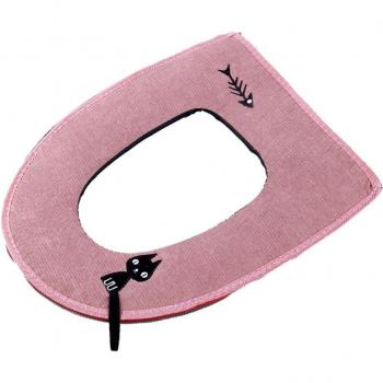 Couverture de siège de toilette lavable
