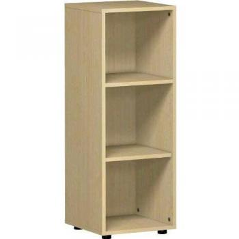Étagère PALENQUE, 3 niveaux, panneau de particules, 400 x 400 x 1104 mm, décor érable