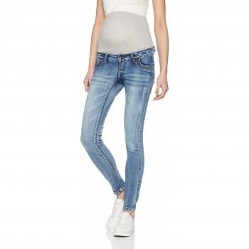 MAMALICIOUS Mlsantiago Light Blue Slim Jeans A - Pantalones premamá para Mujer, Azul, No Aplica
