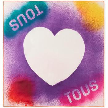 TOUS Pañuelo Heart Stencil multicolor para mujer