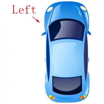 Heated Left Right Side Rearview Mirror Glass for Tesla Model 3