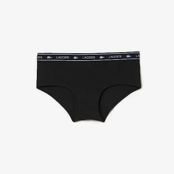 Braga Shorty Lacoste mujer negro XL