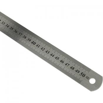 Échelle de mesure en acier inoxydable 50 cm