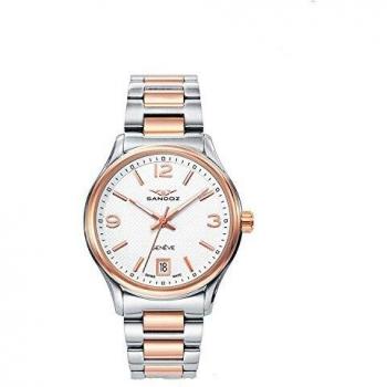 Reloj Sandoz mujer bicolor rosado
