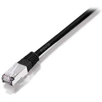 Câble de raccordement CAT‑6A S/FTP, 20 m, LSZH, noir, connecteurs RJ‑45 mâles