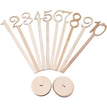 Tischkartenhalter aus Holz