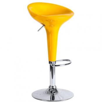Taburete Amarillo Vanguardista en PVC