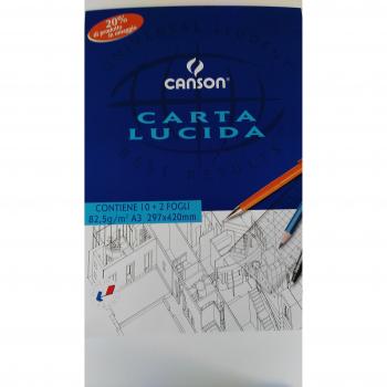 Canson A3 blocco carta lucida 12 fg