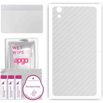 Film de protection apgo pour Alcatel Idol 4 - Motif Carbone