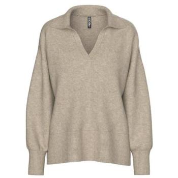 Tee A-V Taupe Grey Melange