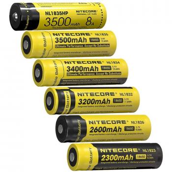 Nitecore NL1835HP 18650 Lithium-Ionen Batterie 3500mAh 3,6V 12,6Wh 8A