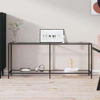 Console de salon en verre transparent 180x35x75,5 cm – VidaXL