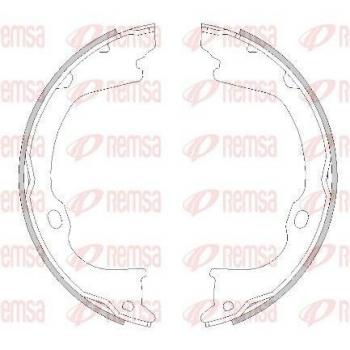 REMSA 4282.01 Bremsbackensatz für Handbremse