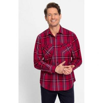 Witt Funktions‑Langarm‑Hemd „Catamaran“ Herren 39/40 – Rot karo