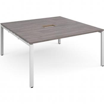 Adapt Square Boardroom Table 1600mm x 1600mm with Central Cutout 272mm