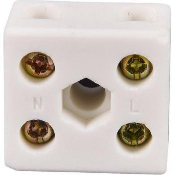 5 Pcs 10A 2W4H Porcelain Terminal Block Connector