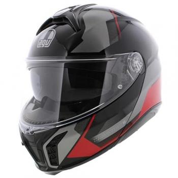 Casco Moto Modulare P/J Agv TOURMODULAR MULTI PERCEPTION Nera Rosso M