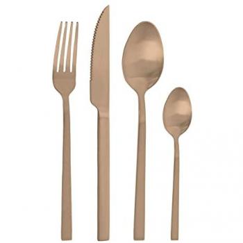 PINTINOX Besteck-Set DUKE SATIN AMBER, 24-teilig, in eleganter Form