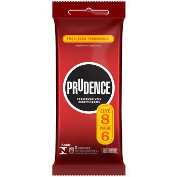 Preservativos Prudence Lubrificados 08 Unidades Econômicas