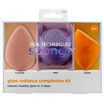 Real Techniques SPONGE+ Glow Radiance Complexion lote 3 pz