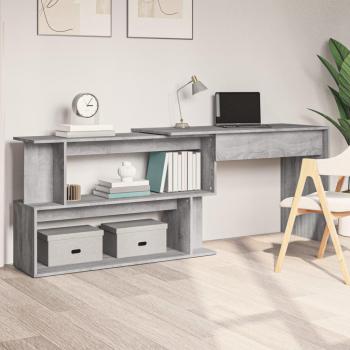VIDAXL - Scrivania Angolare Grigio Sonoma 200x50x76 cm Legno Multistrato