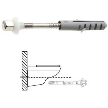 Kit sanitario fijación wc horizontal 5x70 mm. (2 piezas)