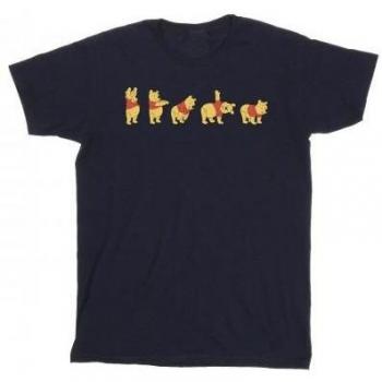 T-shirt bleu marine Winnie l'Ourson pour enfants