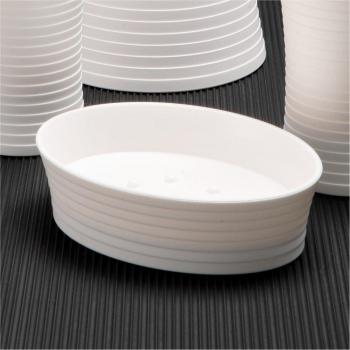Porta Sapone Bianco Series Bowling Aquasanit
