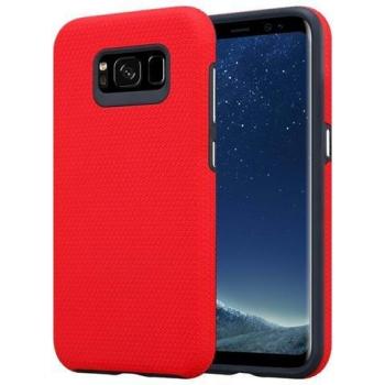 Cadorabo Triangolo Ibrido Rosso per Samsung Galaxy S8+ – Coperchio Protettivo