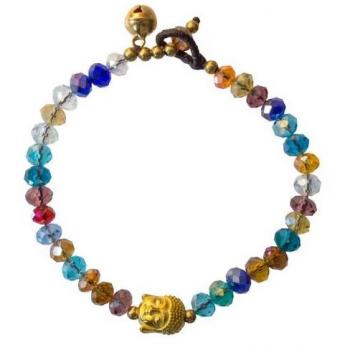 Buddha Armband aus Glas