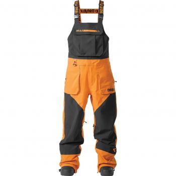 Thirtytwo Basement Latzhose Schwarz Orange S - Unisex - Schwarz Orange